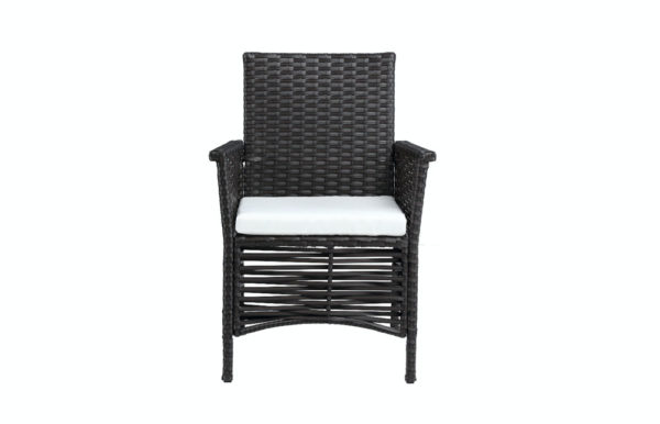 BANER GARDEN OUTDOOR FURNITURE COMPLETE PATIO 4 PIECES CUSHION PE WICKER RATTAN GARDEN DINING SET (N28) - Image 8