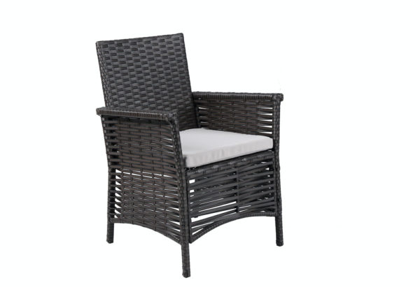 BANER GARDEN OUTDOOR FURNITURE COMPLETE PATIO 4 PIECES CUSHION PE WICKER RATTAN GARDEN DINING SET (N28) - Image 7