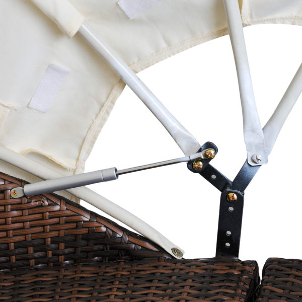 Magari Sole I Round Daybed with Retractable Canopy - Image 6