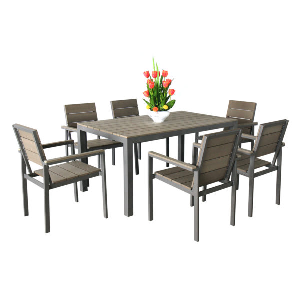 Magari Corte I Outdoor Dining Set, 7 Pieces - Image 8