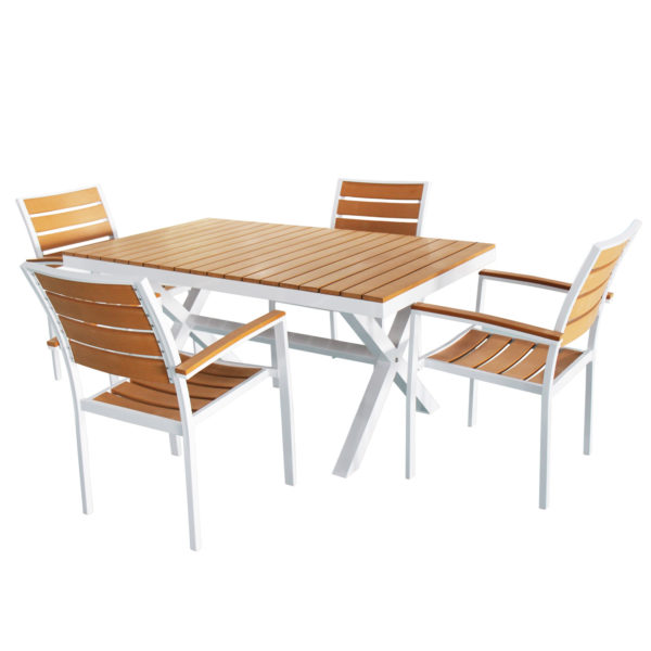 Magari Corte II Outdoor Dining Set, 5 Pieces - Image 9