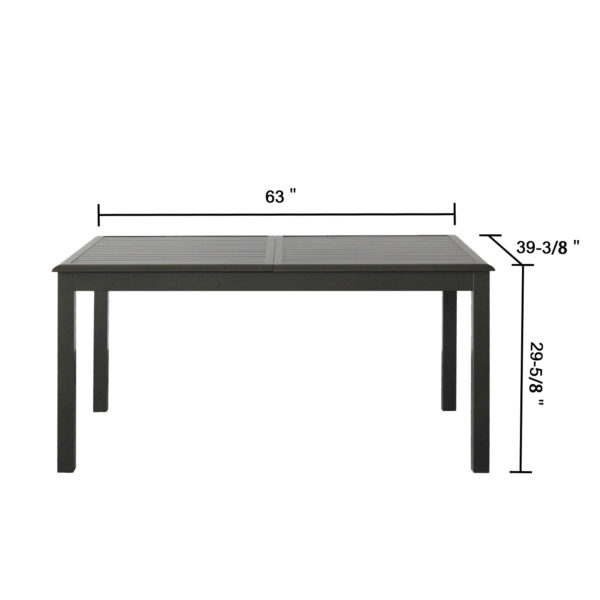 Magari Corte Ingrandire IV Outdoor Dining Set, 7 Pieces - Image 4
