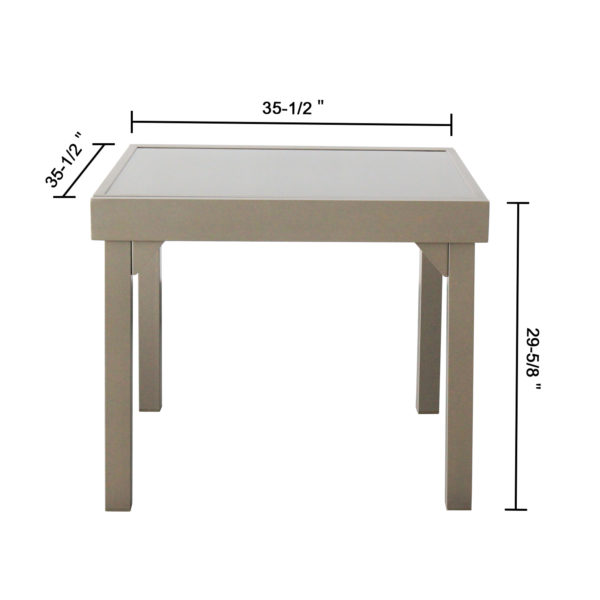 Magari Corte Ingrandire I Outdoor Dining Set, 5 Pieces - Image 4