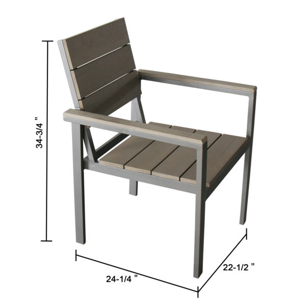 Magari Corte I Outdoor Dining Set, 7 Pieces - Image 6