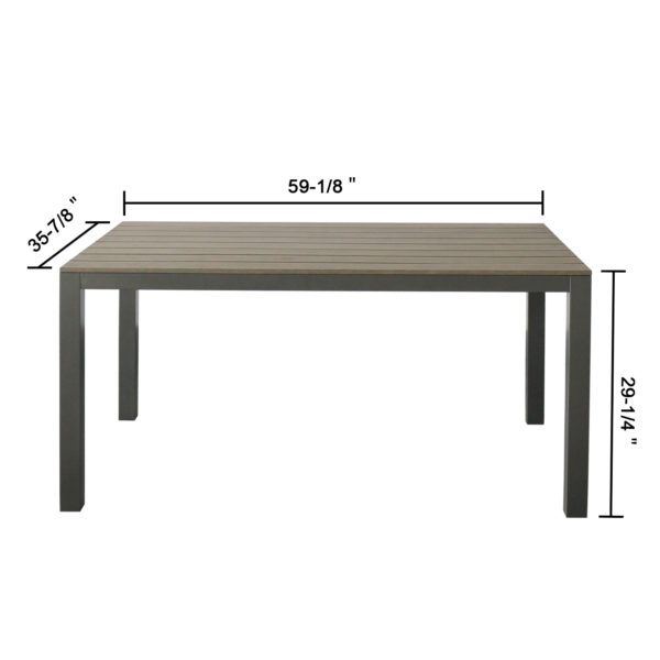 Magari Corte I Outdoor Dining Set, 7 Pieces - Image 5