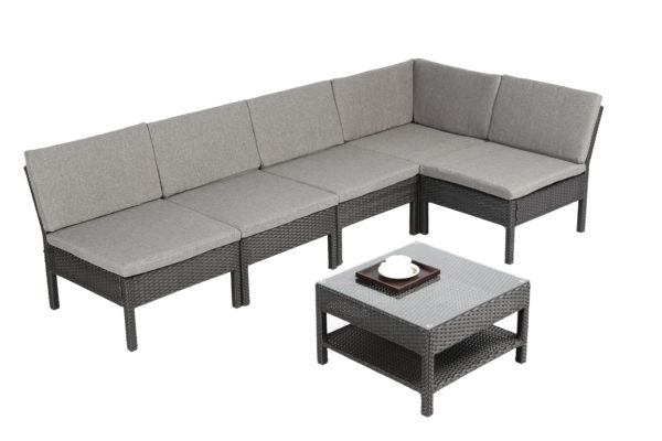 Magari Spiaggia Couch Sectional Sofa Set, 6 Pieces - Image 3
