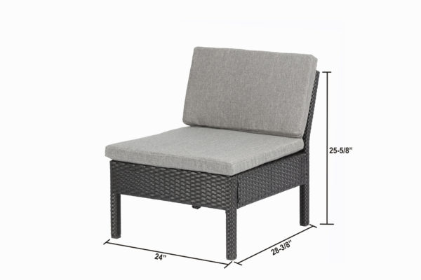 Magari Spiaggia Couch Sectional Sofa Set, 6 Pieces - Image 11