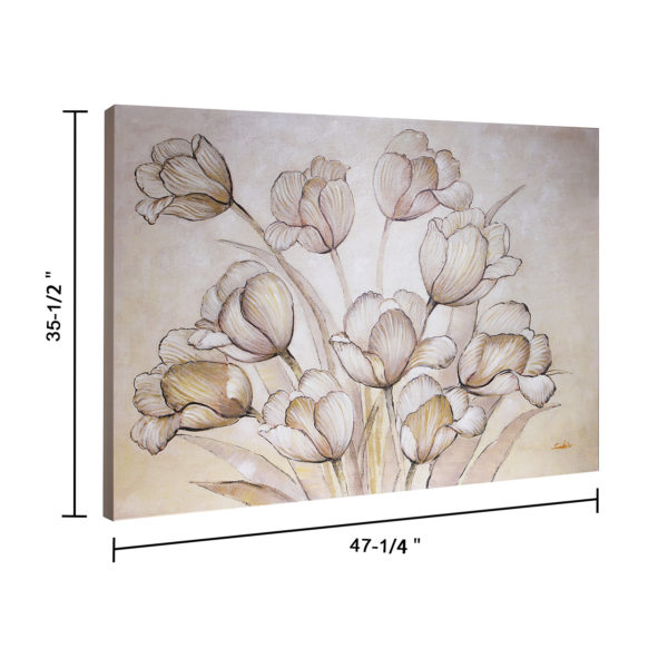 "Flower" Oil Painting - Image 3