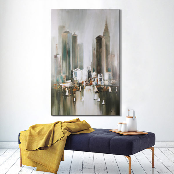 "Fog City" Oil Painting