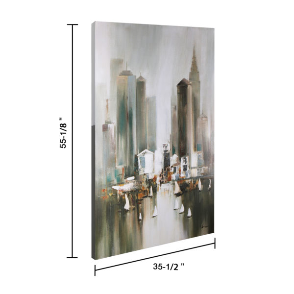 "Fog City" Oil Painting - Image 3