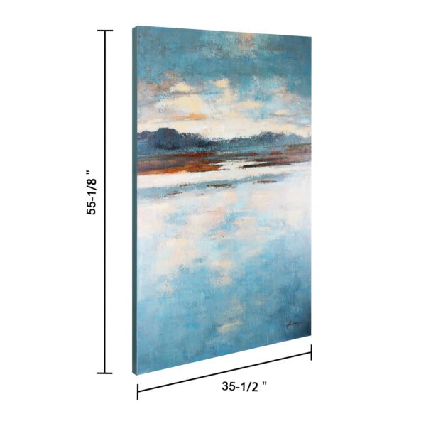 "Jade Lake" Oil Painting - Image 3