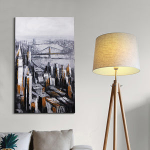 "Golden City II" Oil Painting