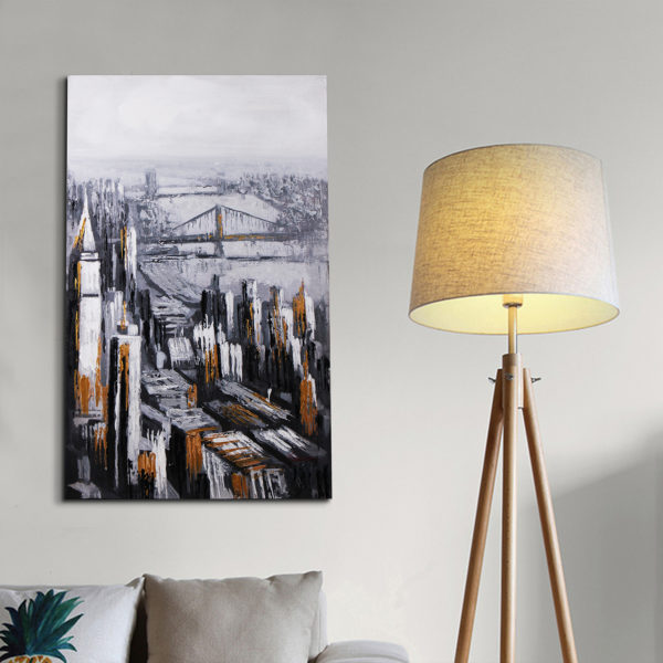 "Golden City II" Oil Painting