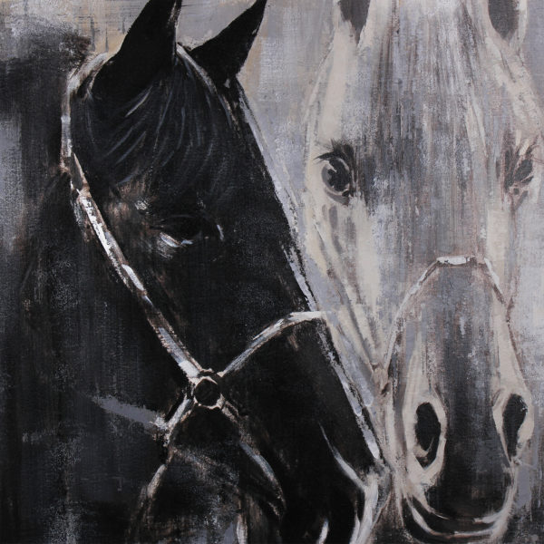 "Horse I" Oil Painting - Image 3