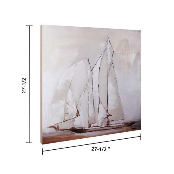 "Sail II" Oil Painting - Image 3