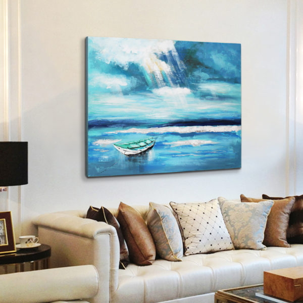 "Travel of Life" Acrylic Painting - Image 3