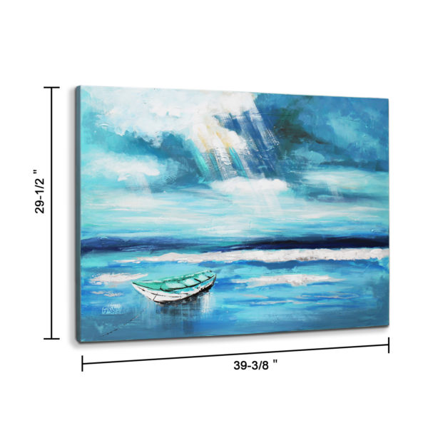 "Travel of Life" Acrylic Painting - Image 5