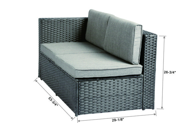 Baner Garden "Nat" PE Wicker Patio Set - Image 5