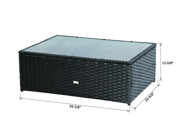 Baner Garden "Nat" PE Wicker Patio Set - Image 6
