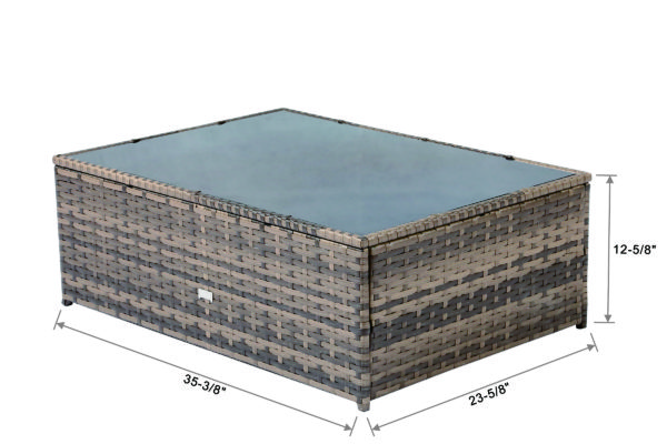 Baner Garden "Nat" PE Wicker Patio Set - Image 13
