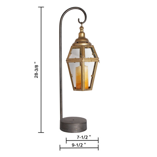 Magari Furniture "Lieve" Candle Lantern with Stand - Image 7