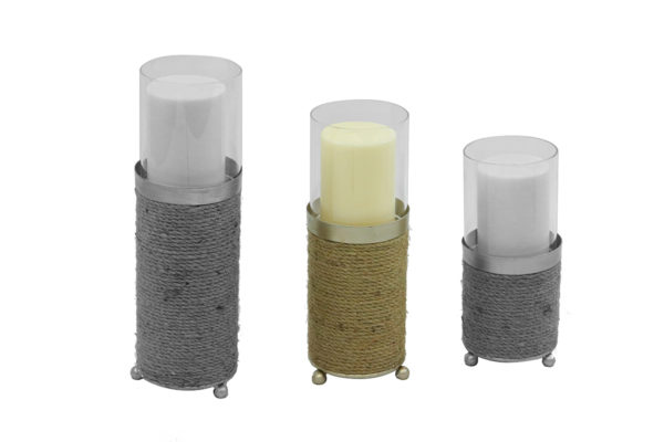 Magari "Lieve" Hurricane Candleholders with Rope - Image 8