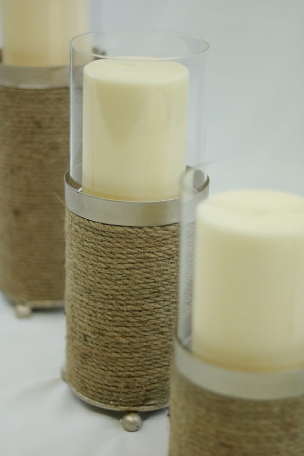 Magari "Lieve" Hurricane Candleholders with Rope - Image 4