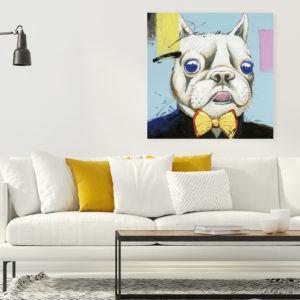 "Dapper French" Oil Painting